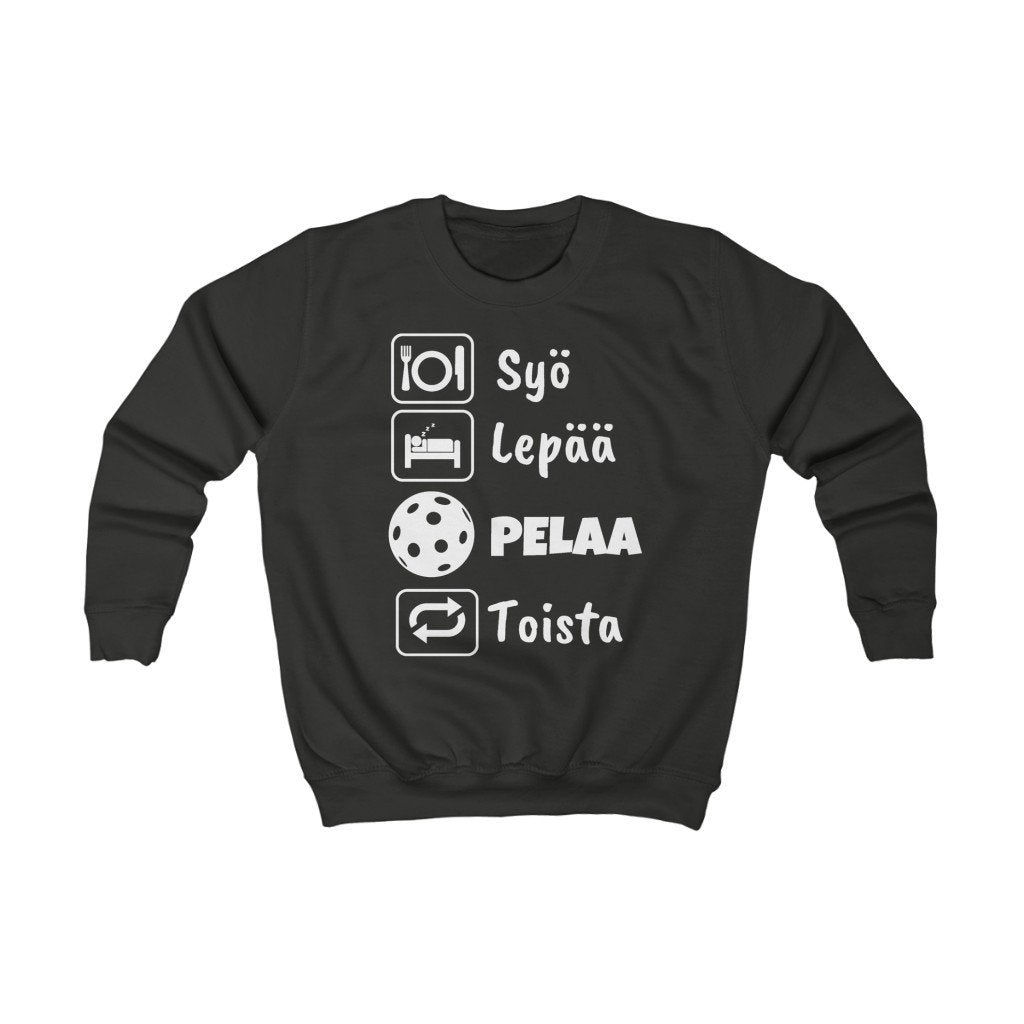 Lasten Syö Lepää Salibandy collage - FourFan