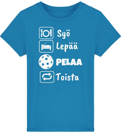 Lasten Syö, Lepää, Salibandy t-paita - FourFan