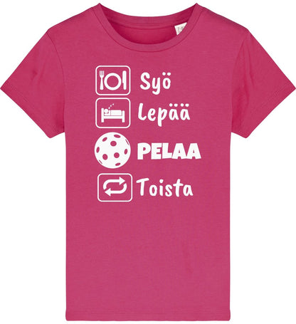 Lasten Syö, Lepää, Salibandy t-paita - FourFan