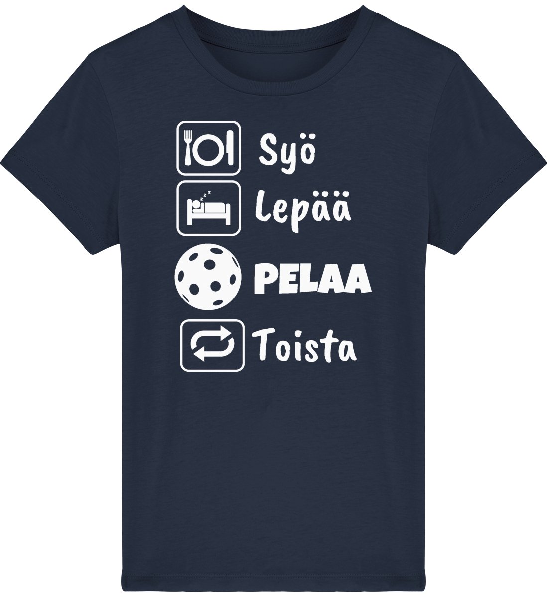 Lasten Syö, Lepää, Salibandy t-paita - FourFan