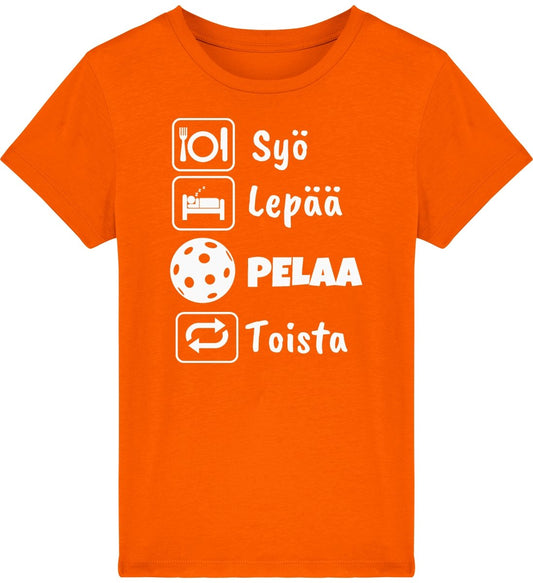 Lasten Syö, Lepää, Salibandy t-paita - FourFan