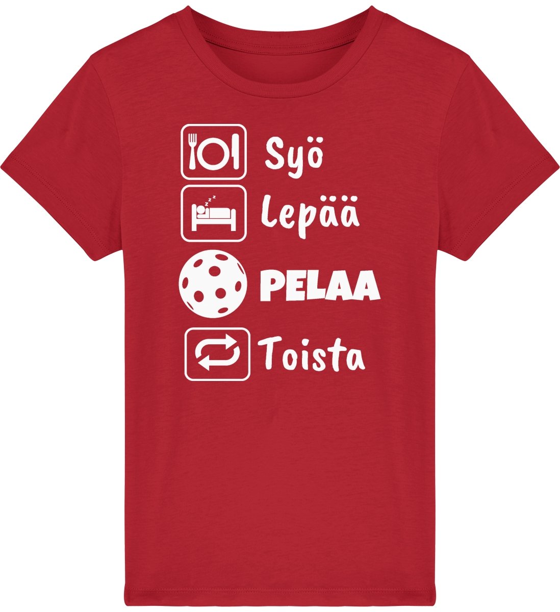 Lasten Syö, Lepää, Salibandy t-paita - FourFan