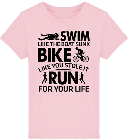 Lasten Triathlon Swim like t-paita - FourFan