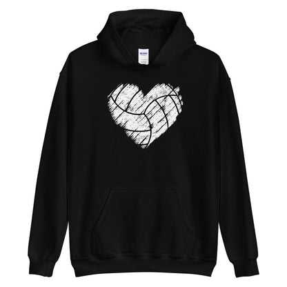 Lentopallosydän huppari unisex - FourFan