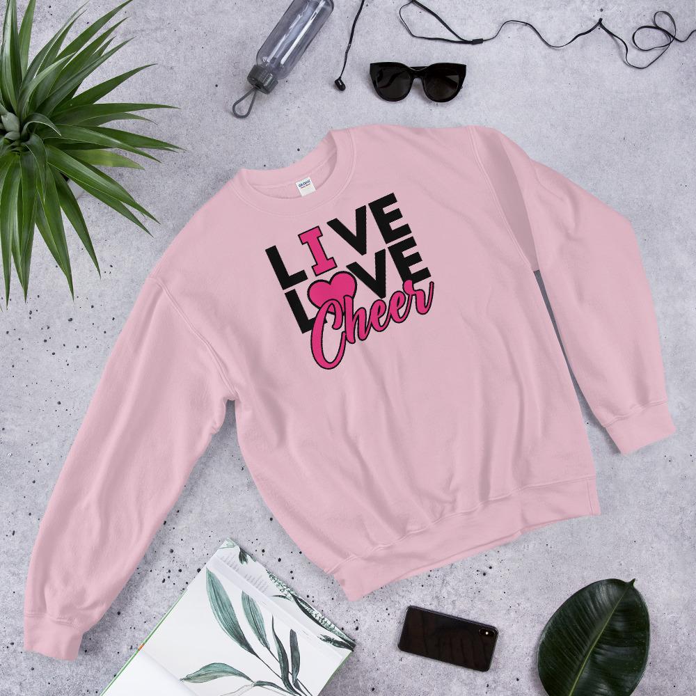 Live Love Cheer collage unisex - FourFan