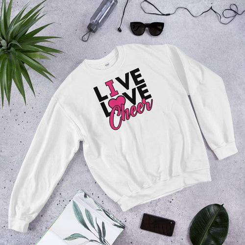 Live Love Cheer collage unisex - FourFan