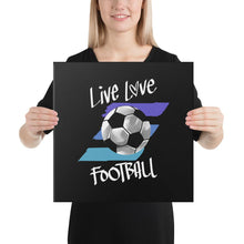 Lataa kuva Galleria-katseluun, Live, Love Football canvastaulu - FourFan
