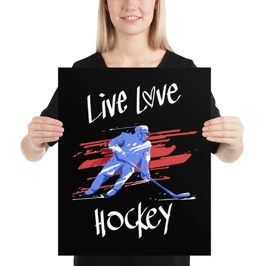 Live, Love Hockey juliste - FourFan
