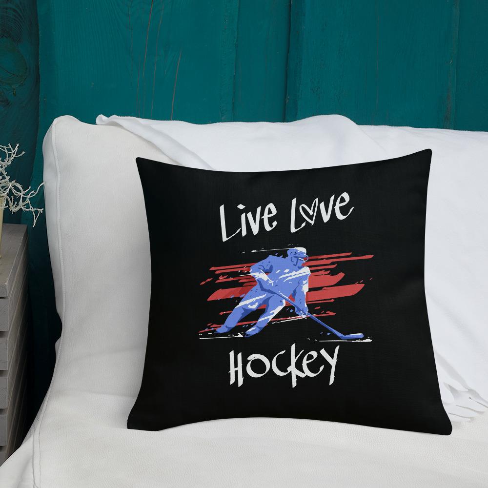 Live Love Hockey Premium Koristetyyny - FourFan