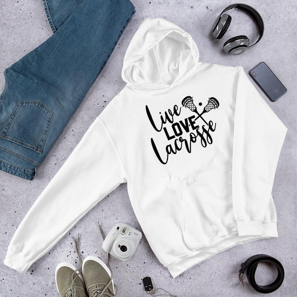 Live Love Lacrosse huppari unisex - FourFan