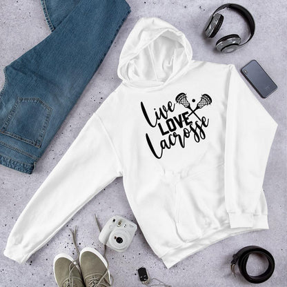 Live Love Lacrosse huppari unisex - FourFan