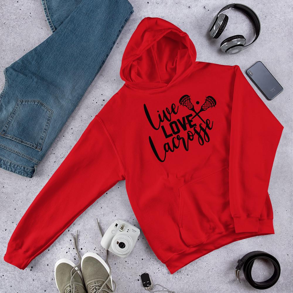 Live Love Lacrosse huppari unisex - FourFan