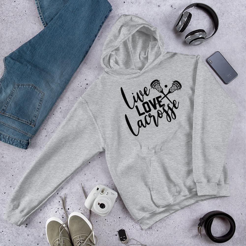 Live Love Lacrosse huppari unisex - FourFan