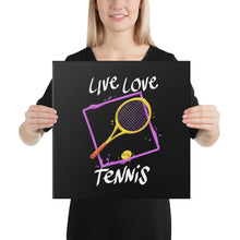 Load image into Gallery viewer, Live, Love Tennis canvastaulu - FourFan
