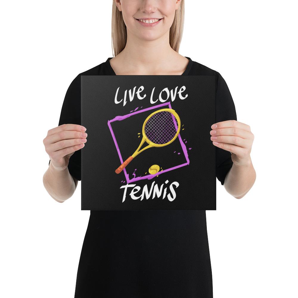 Live, Love Tennis canvastaulu - FourFan