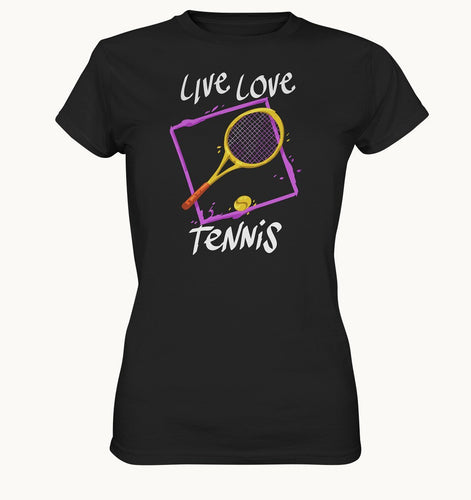 Live Love Tennis naisten t-paita - FourFan