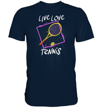 Load image into Gallery viewer, Live, Love Tennis t-paita unisex - FourFan
