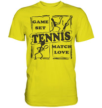 Load image into Gallery viewer, Match Love Tennis t-shirt unisex - FourFan
