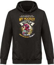 Lataa kuva Galleria-katseluun, My Hockey Stick jääkiekko huppari unisex - FourFan
