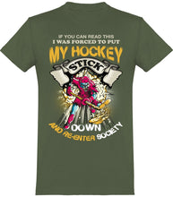 Load image into Gallery viewer, My Hockey Stick jääkiekko t-paita unisex - FourFan
