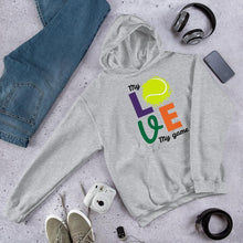 Lataa kuva Galleria-katseluun, My love tennis huppari unisex - FourFan
