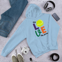 Lataa kuva Galleria-katseluun, My love tennis huppari unisex - FourFan
