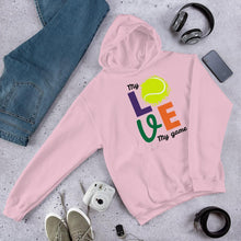 Lataa kuva Galleria-katseluun, My love tennis huppari unisex - FourFan
