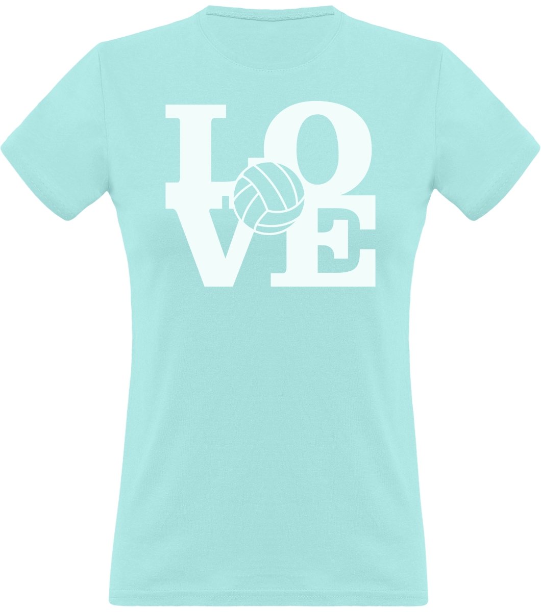 Naisten Love Lentopallo t-paita - FourFan