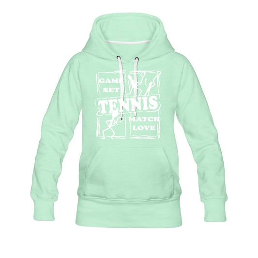 Naisten Match Love Tennis huppari MINTUNVIHREÄ (koko M) - FourFan