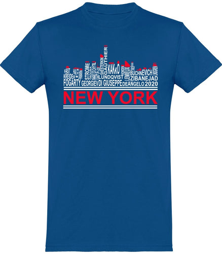 New York skyline jääkiekko 2020 t-paita unisex - FourFan