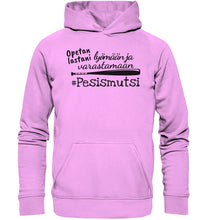 Lataa kuva Galleria-katseluun, Opetan lastani #pesismutsi huppari unisex - FourFan
