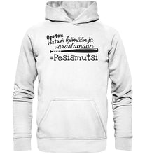 Lataa kuva Galleria-katseluun, Opetan lastani #pesismutsi huppari unisex - FourFan
