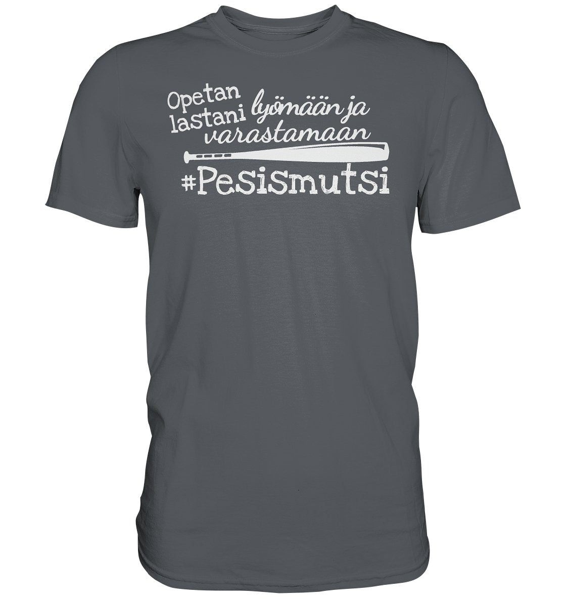 Opetan lastani pesismutsi t-paita valkoisella tekstillä - FourFan