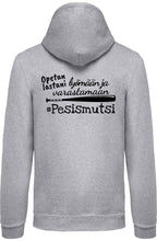 Lataa kuva Galleria-katseluun, Opetan lastani #pesismutsi vetoketjullinen huppari unisex - FourFan
