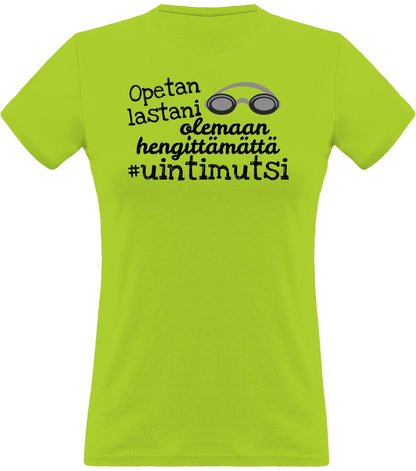Opetan lastani uintimutsi klassinen naisten t-paita - FourFan