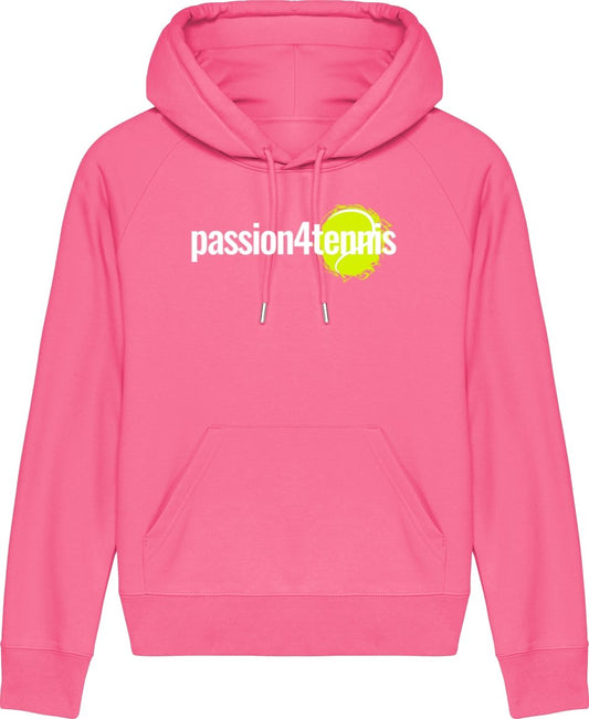 Passion4Tennis naisten organic huppari PINKKI (koko M) - FourFan