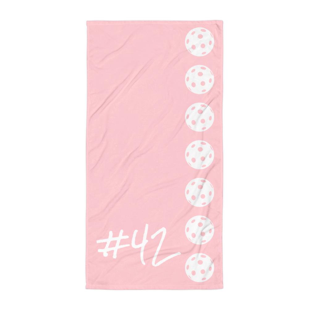 Pelaajan numero salibandy pyyhe # - FourFan