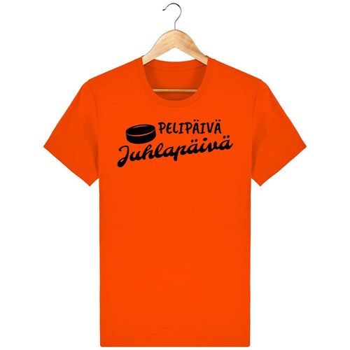 Pelipäivä Juhlapäivä jääkiekko t-paita unisex malli - FourFan