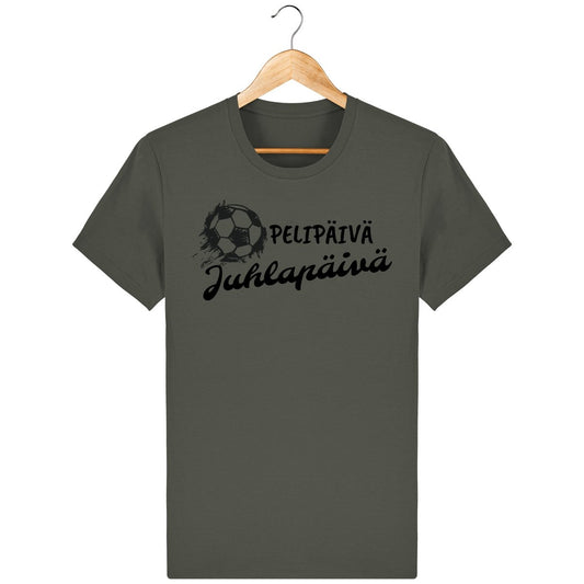 Pelipäivä Juhlapäivä jalkapallo t-paita unisex malli - FourFan