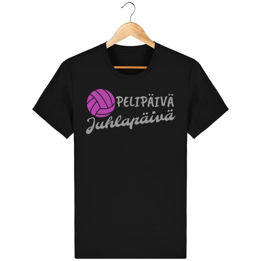 Pelipäivä Juhlapäivä lentopallo t-paita unisex malli - FourFan