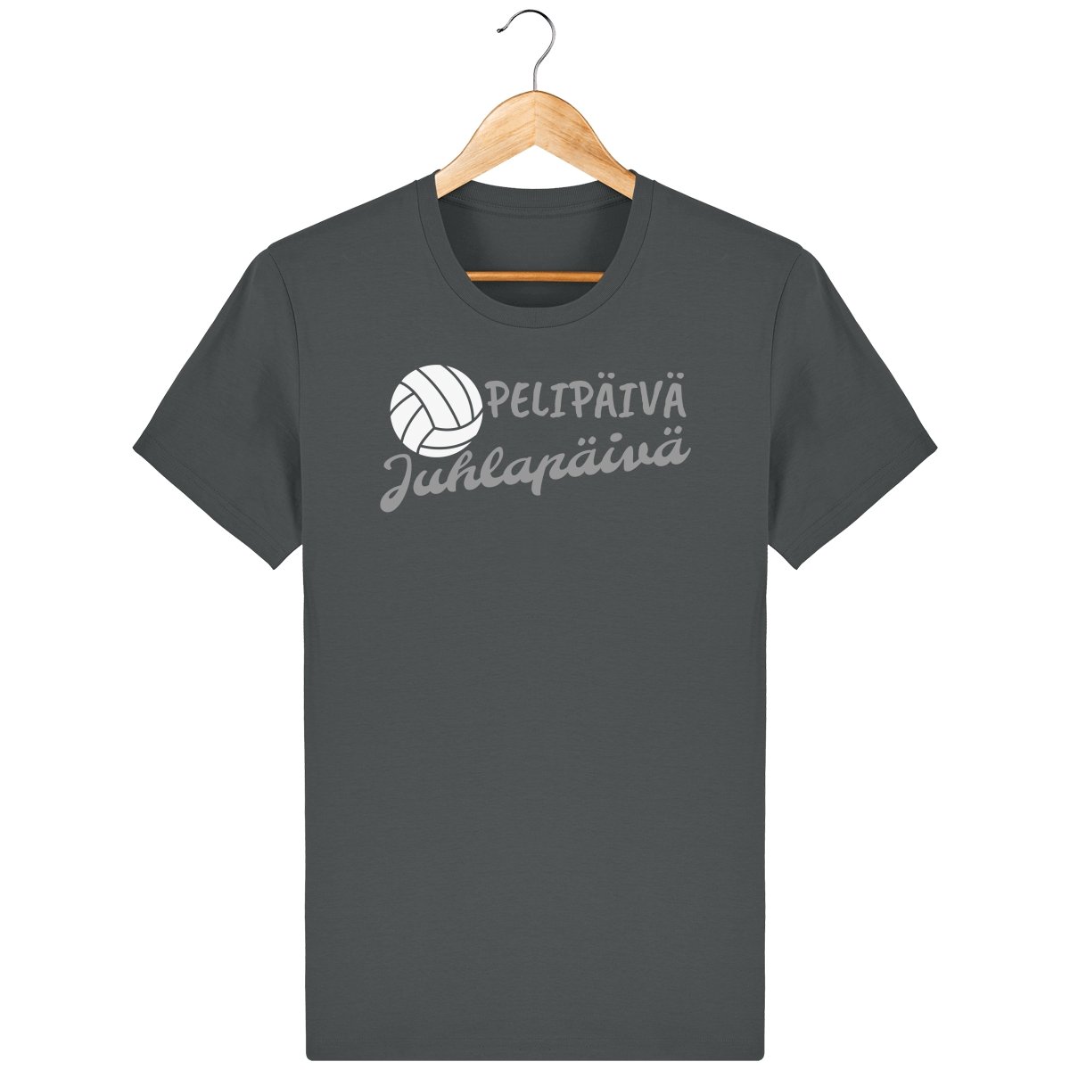 Pelipäivä Juhlpäivä Lentopallo t-paita valk. pallo unisex - FourFan