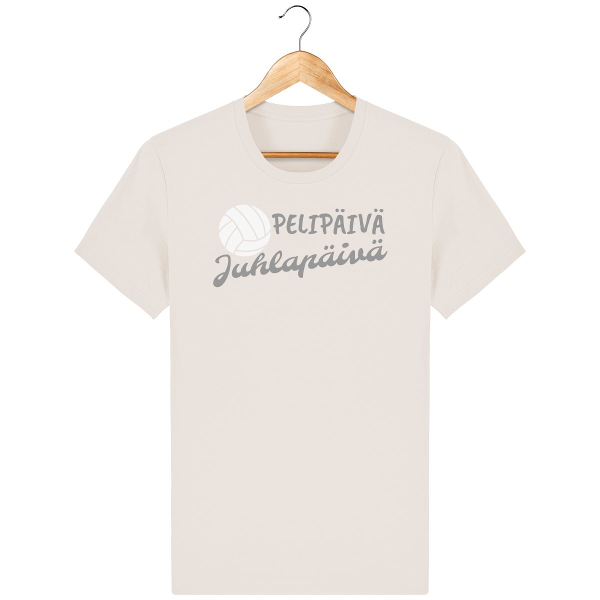 Pelipäivä Juhlpäivä Lentopallo t-paita valk. pallo unisex - FourFan