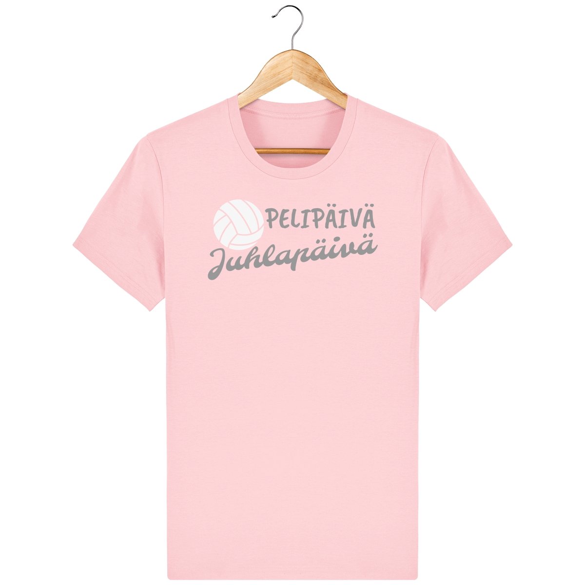 Pelipäivä Juhlpäivä Lentopallo t-paita valk. pallo unisex - FourFan