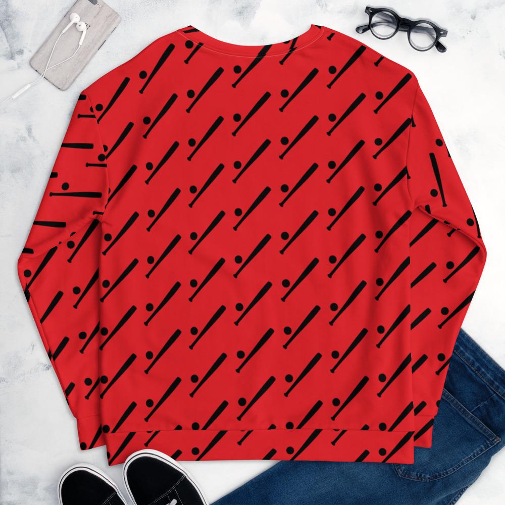 Pesäpallo allover punainen collage unisex - FourFan