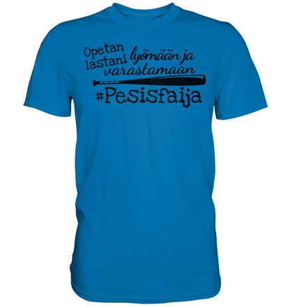 Pesisfaija opetan lastani pesäpallo t-paita - FourFan