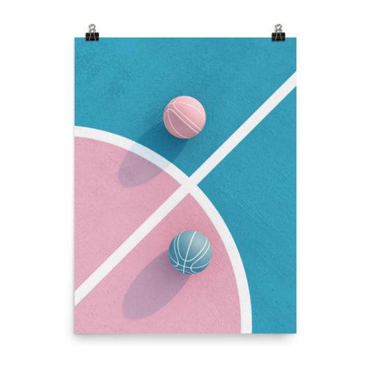 Pink koripallo juliste - FourFan