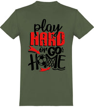 Lataa kuva Galleria-katseluun, Play Hard Futis t-paita unisex - FourFan
