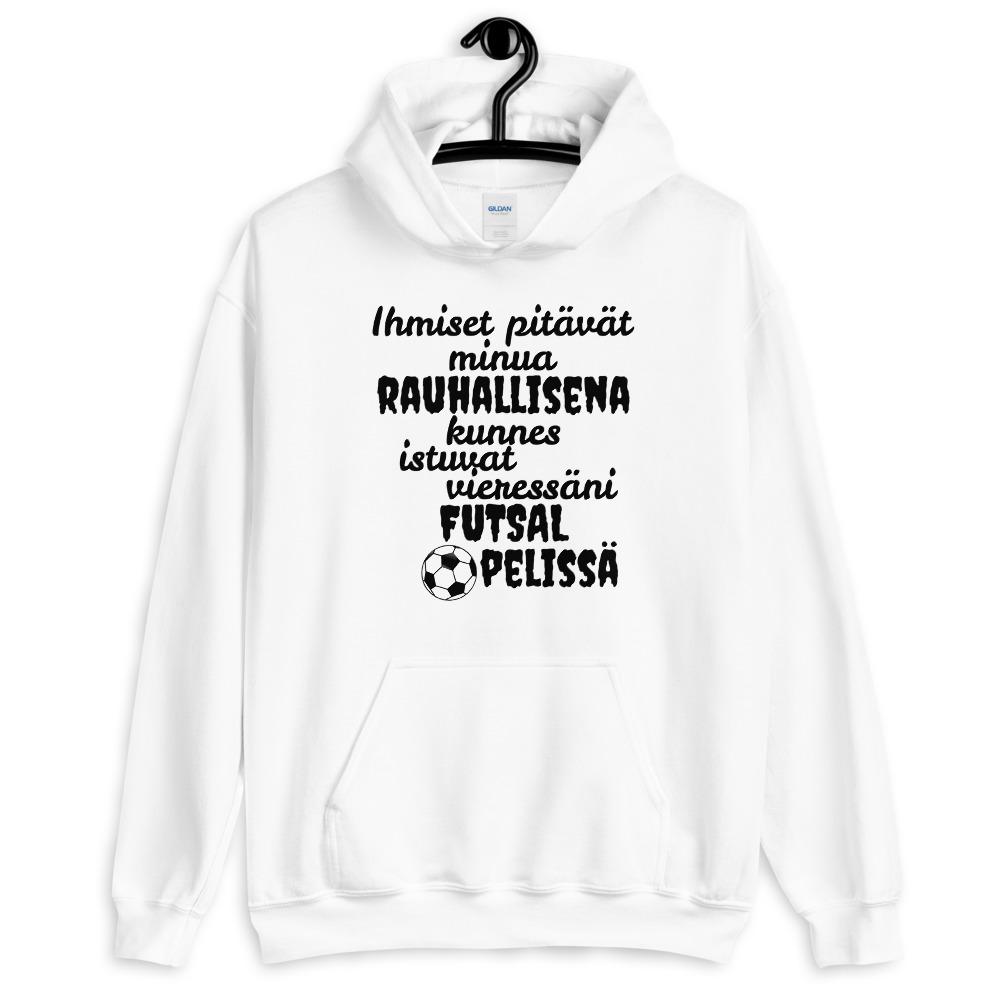 Rauhallisena kunnes futsal huppari unisex - FourFan