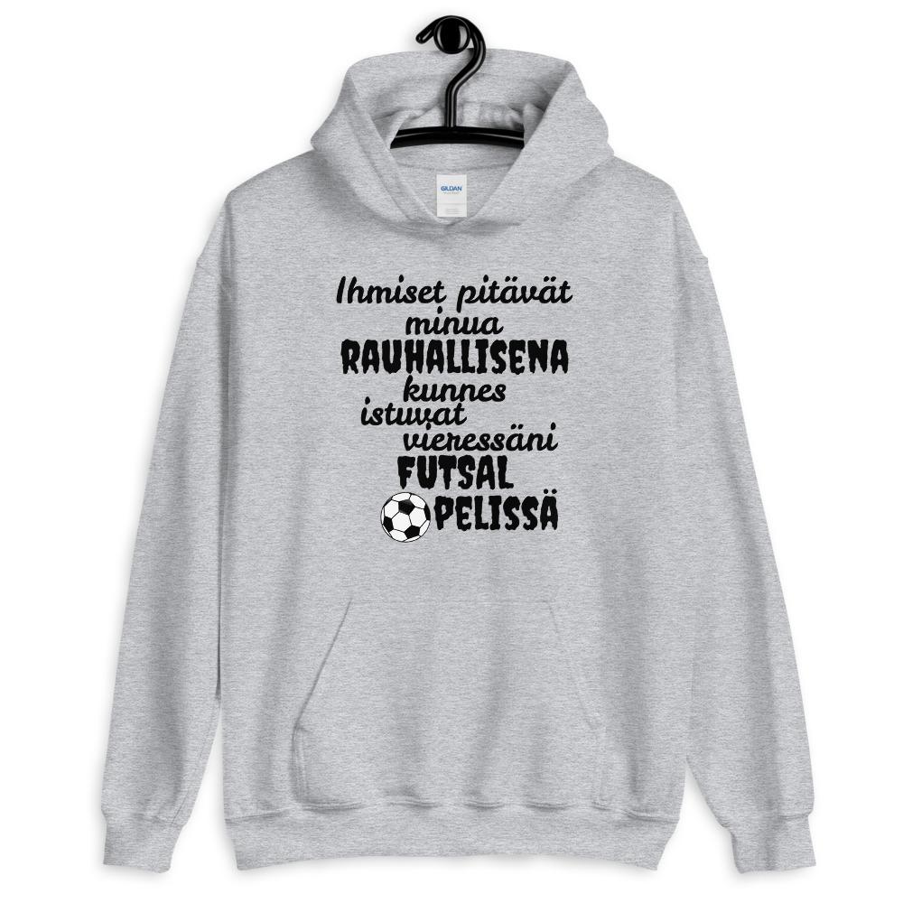 Rauhallisena kunnes futsal huppari unisex - FourFan