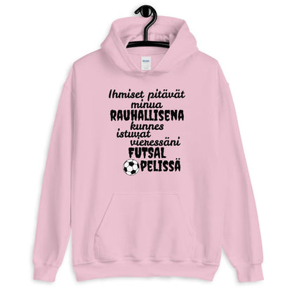 Rauhallisena kunnes futsal huppari unisex - FourFan